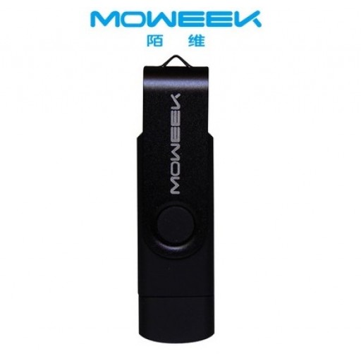 MOWEEK M33 2016  Fashion Metal otg Usb  2.0 Cle Usb 16GB  black